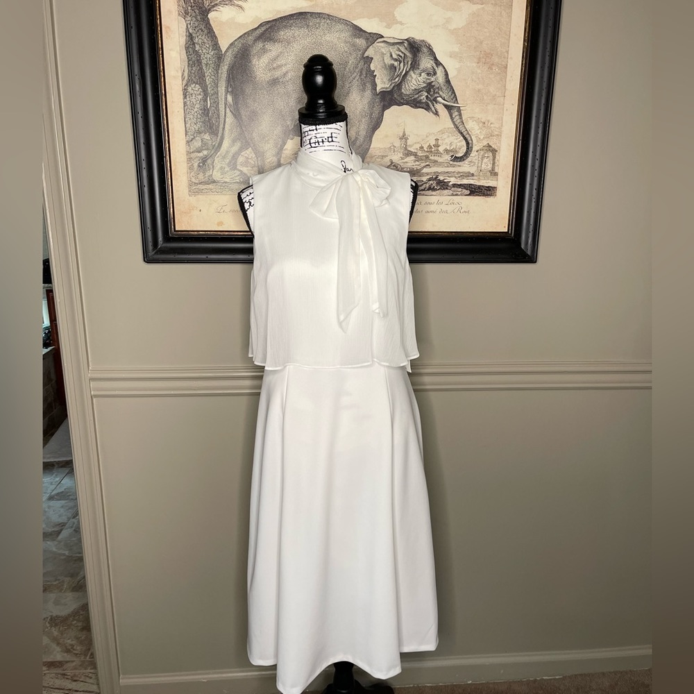 Elegant White Calvin Klein dress